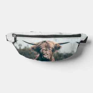 Sacs Banane Portrait de vache Highland