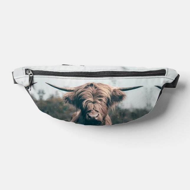 Sacs Banane Portrait de vache Highland (Poser)