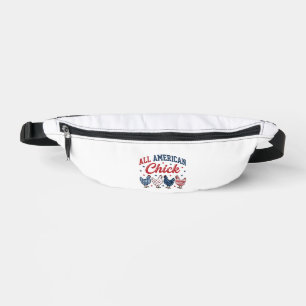 Sacs Banane Poulet patriotique tout américain Design de t-shir