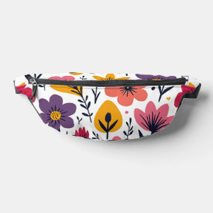 Sacs Banane Prairie de fleurs sauvages printanières colorées b