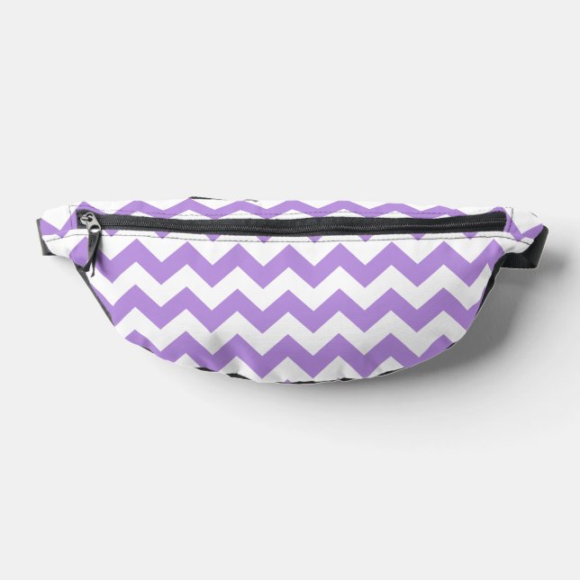 Sacs Banane Purple Zigzag, Purple Chevron, Motif géométrique (Poser)