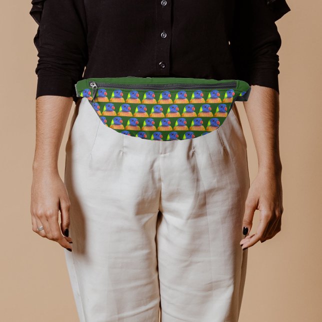 Sacs Banane Rainbow Lorikeet Parrot Motif (In Situ)