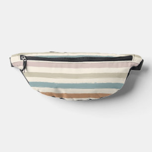Sacs Banane Rayures Brosse Boho Tons Terreux Sans Couture