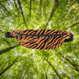 Sacs Banane Rayures de Tigre sur Orange – Imprimé Animal Audac