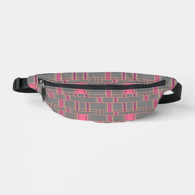 Sacs Banane Rectangle gris Motif 5 (Recto)