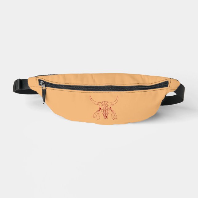 Sacs Banane Red Ghost Dance Buffalo ligne fanny pack (Recto)