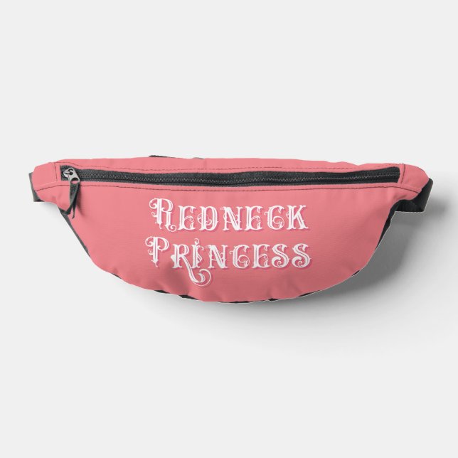 Sacs Banane Redneck Princess Fancy Texte rose (Poser)