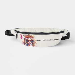Sacs Banane Reine de Cœur Femme Pop Art