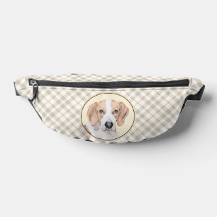 Sacs Banane Renard américain Chien de Walker Rouge Peinture Mi