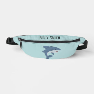 Sacs Banane Requin bleu mignon personnalisé