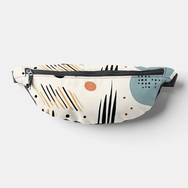 Sacs Banane Retro Boho Collection moderne Abstraite (Poser)