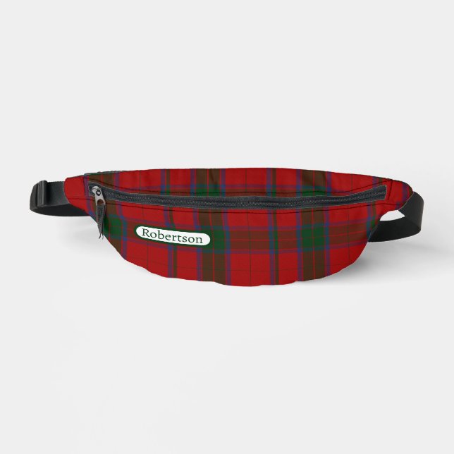 Sacs Banane Robertson Tartan Plaid Personnalisé (Recto)