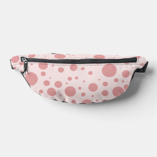 Sacs Banane Rose Bubble Gum À pois