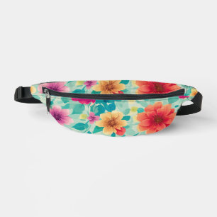 Sacs Banane Sacoche à imprimé floral coupé et cousu