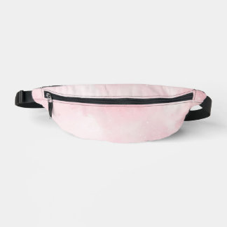 Sacs Banane Sacoche à paillettes rose imprimée coupée et cousu