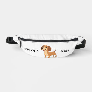 Sacs Banane Sacoche de ceinture Mignon Dachshund – Illustré av