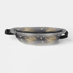 Sacs Banane Sacoche fétiche scintillante argent et or