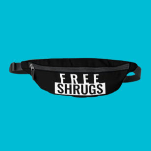 Sacs Banane Sacoche Minimaliste "Free Shrugs"