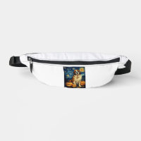 Saint Bernard Chien Mignon Halloween Jack O Lanter