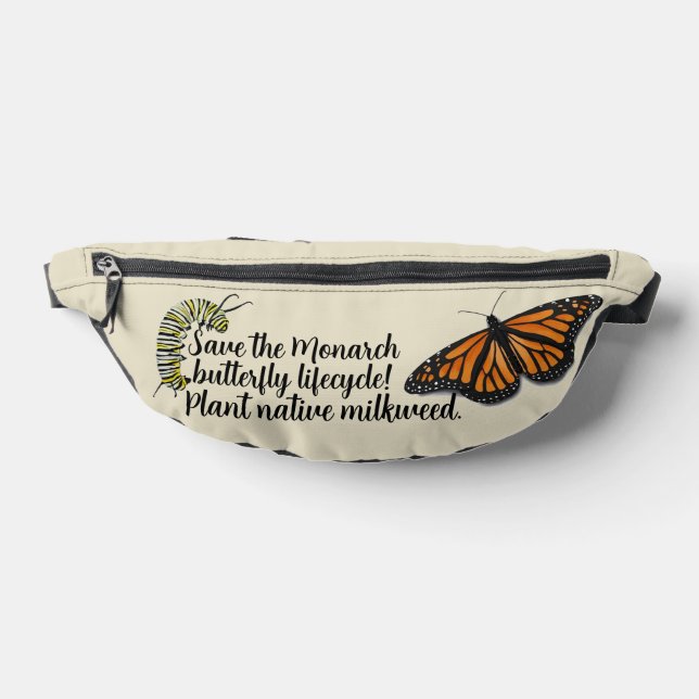 Sacs Banane Sauver le cycle de vie du papillon monarque (Poser)