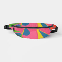 Shades of Pink Abstract Fanny Pack