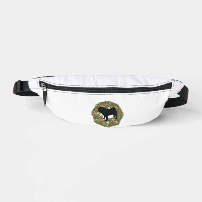 Sacs Banane Shadow Silhouette Carlin Chien dans une couronne (Recto)