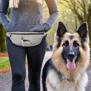 Sacs Banane Silver Sable German Shepherd'un joli chien de dess