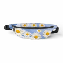 Sky full of daisies fanny pack. Print Cut Sew Bag