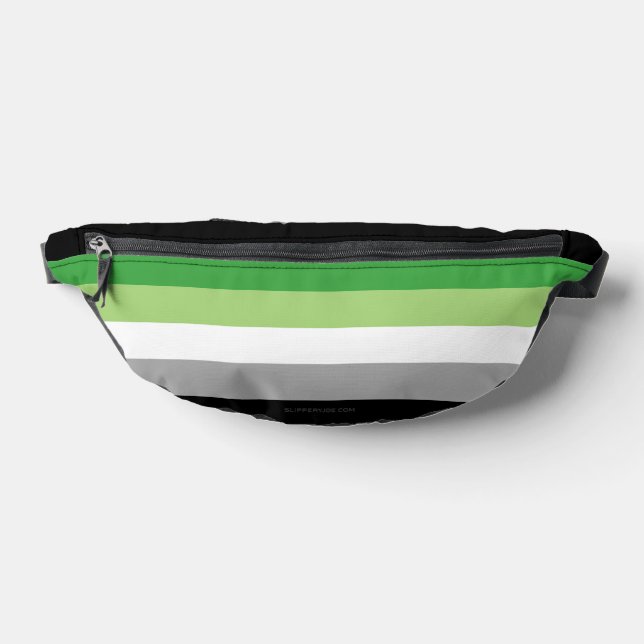 Sacs Banane SlipperyJoe's Aromantic Pride Drapeau gay cadeaux  (Poser)