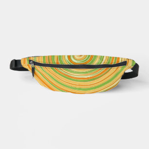 Sacs Banane Spirale de couleurs d'agrumes amusantes