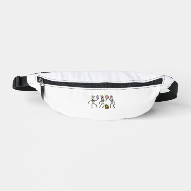 Sacs Banane Squelettes de Pâques œufs dansants os drôles homme (Recto)
