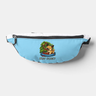 Sacs Banane Stay Perky Puppy and Coffee Harvest Fanny Pack