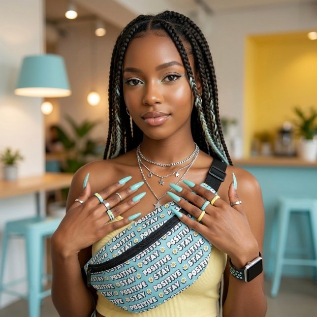 Sacs Banane Stay Positive (Créateur téléchargé)