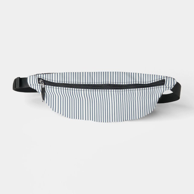 Sacs Banane Stripes Modern Indigo Minimalist Elegance (Recto)