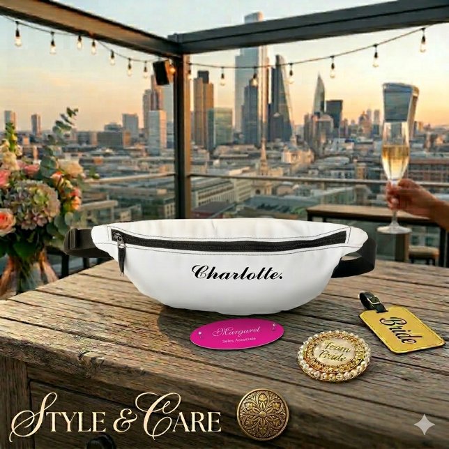 Sacs Banane Stylish Personalized Fanny Pack with Your Name (Stylish Personalized Fanny Pack with Your Name)
