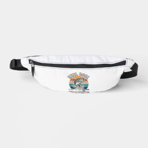 Sacs Banane Super Papy Pêche Chemise Vintage Coucher de Soleil