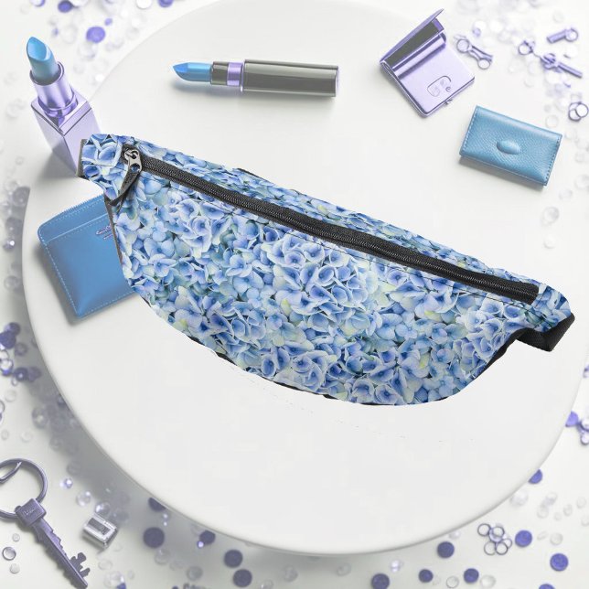Sacs Banane Superbes hydrangées bleues - motif floral (Créateur téléchargé)