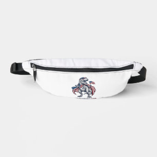 Sacs Banane T-Rex patriotique Amerisaurus Rex Design de T-shir