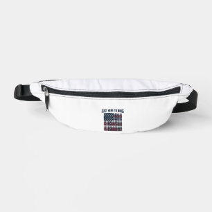 Sacs Banane T-Shir Graphique Vintage Drôle Drapeau Balle Patri