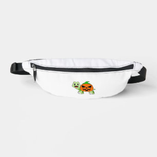 Sacs Banane T-shirt classique Tortue Halloween Citrouille