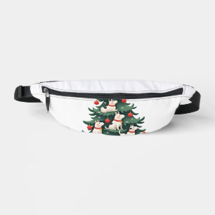 Sacs Banane T-shirt de Noël Feliz Navidog, drôle et mignon Xm