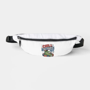 Sacs Banane T-shirt drôle d'alligator pour le 4 juillet