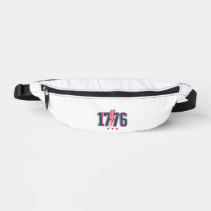 Sacs Banane T-shirt graphique vintage éclair patriotique 1776_
