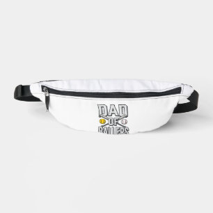 Sacs Banane T-shirt vintage pour papa de softball et baseball