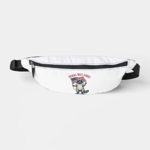 Sacs Banane T-shirt vintage Raton laveur patriotique sauvage m