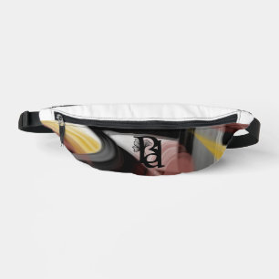 Sacs Banane Tendance de sacoche blanche Art abstrait Poudre no