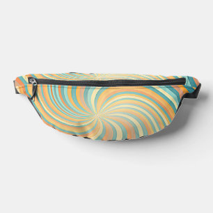 Sacs Banane Tendance Vintage Rétro Tourbillon Couleur Pastel