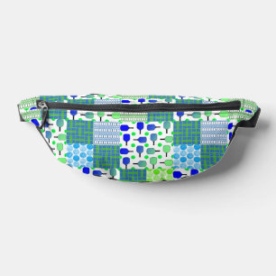 Sacs Banane Terrains de Pickleball Bleu et Vert, Paddles & Bal