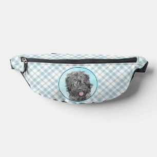 Sacs Banane Terrier Noir Russe BRT RBT Peinture Animal de Comp