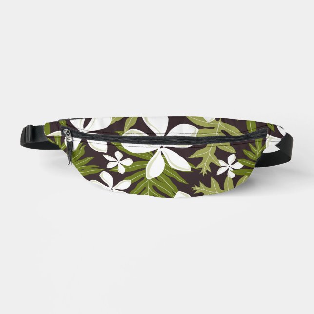 SACS BANANE TIARE MOTIF EN OLIVE (Recto)